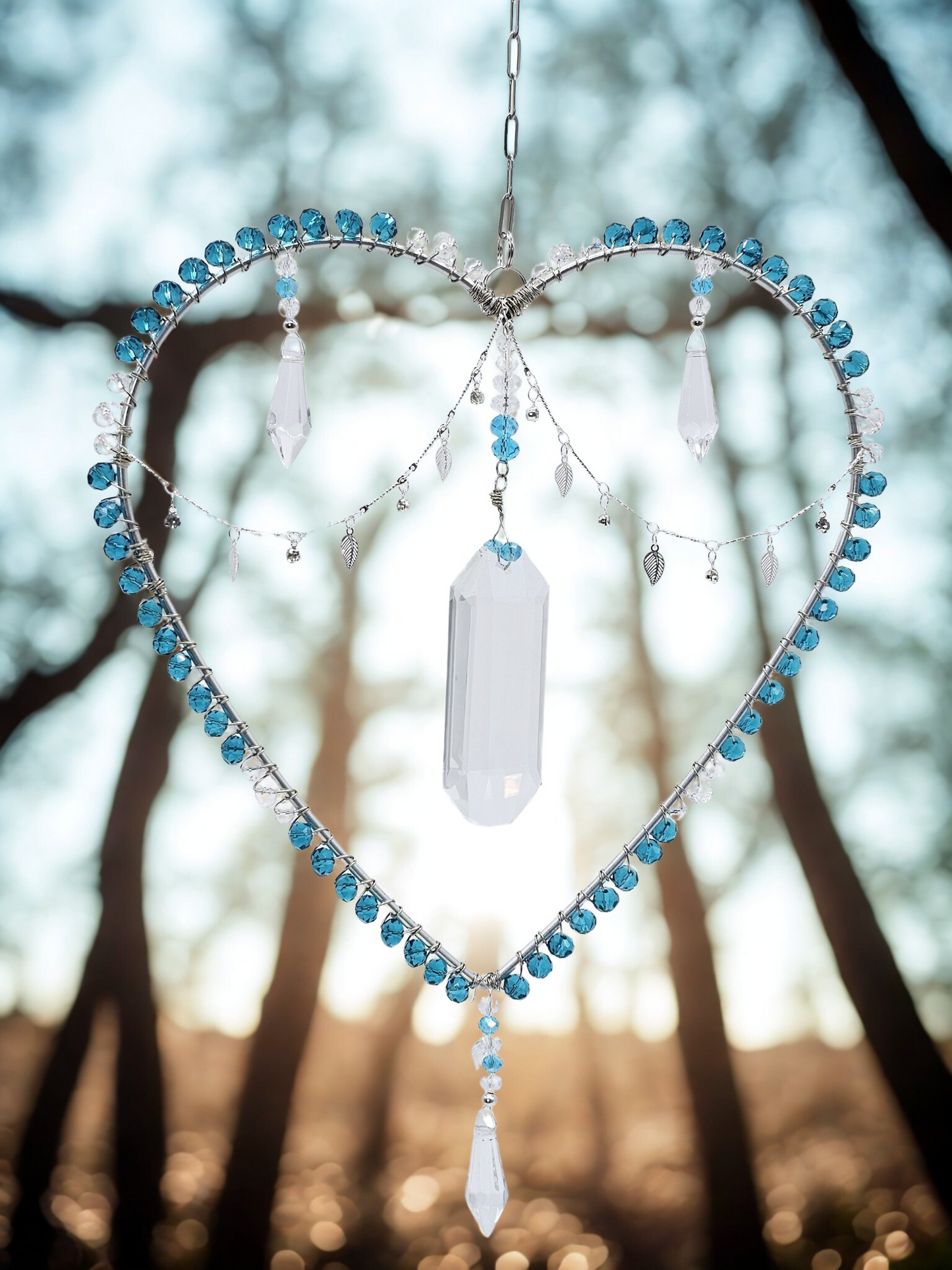 Sparkling Turquoise Heart
