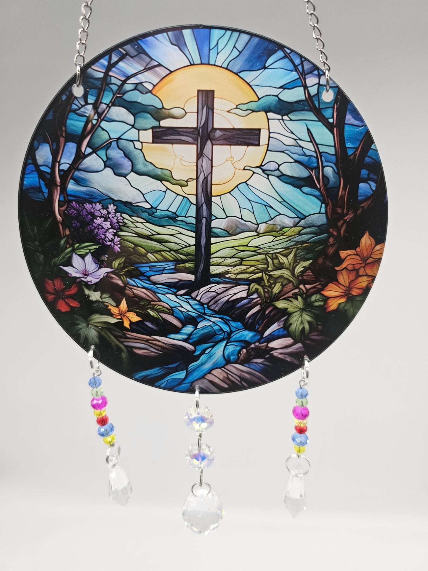 Acrylic Stainglass Cross