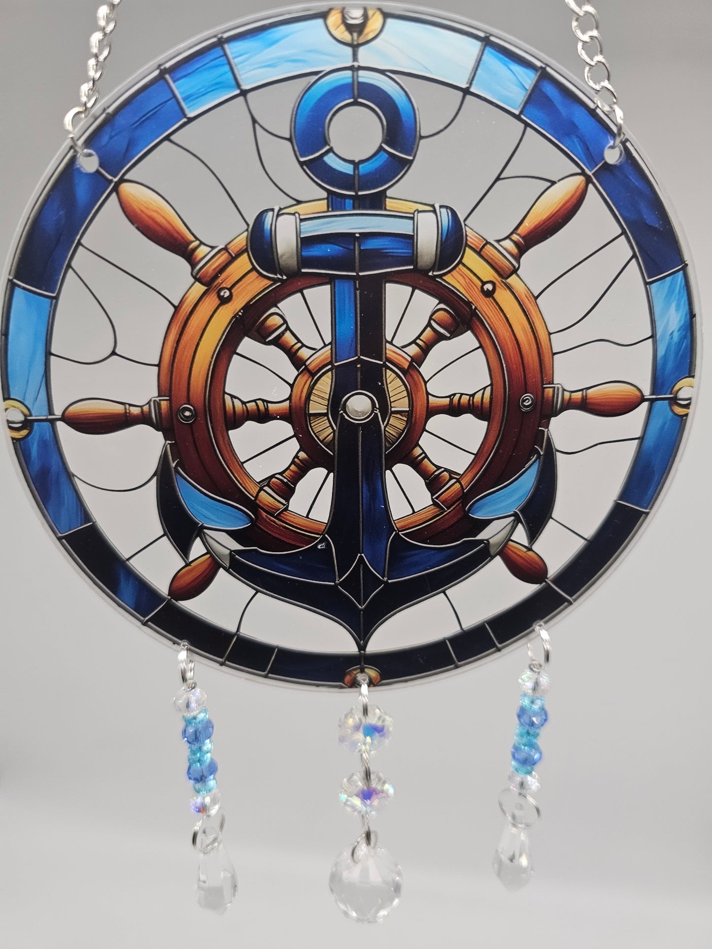 Acrylic Stainedglass Natical Suncatcher