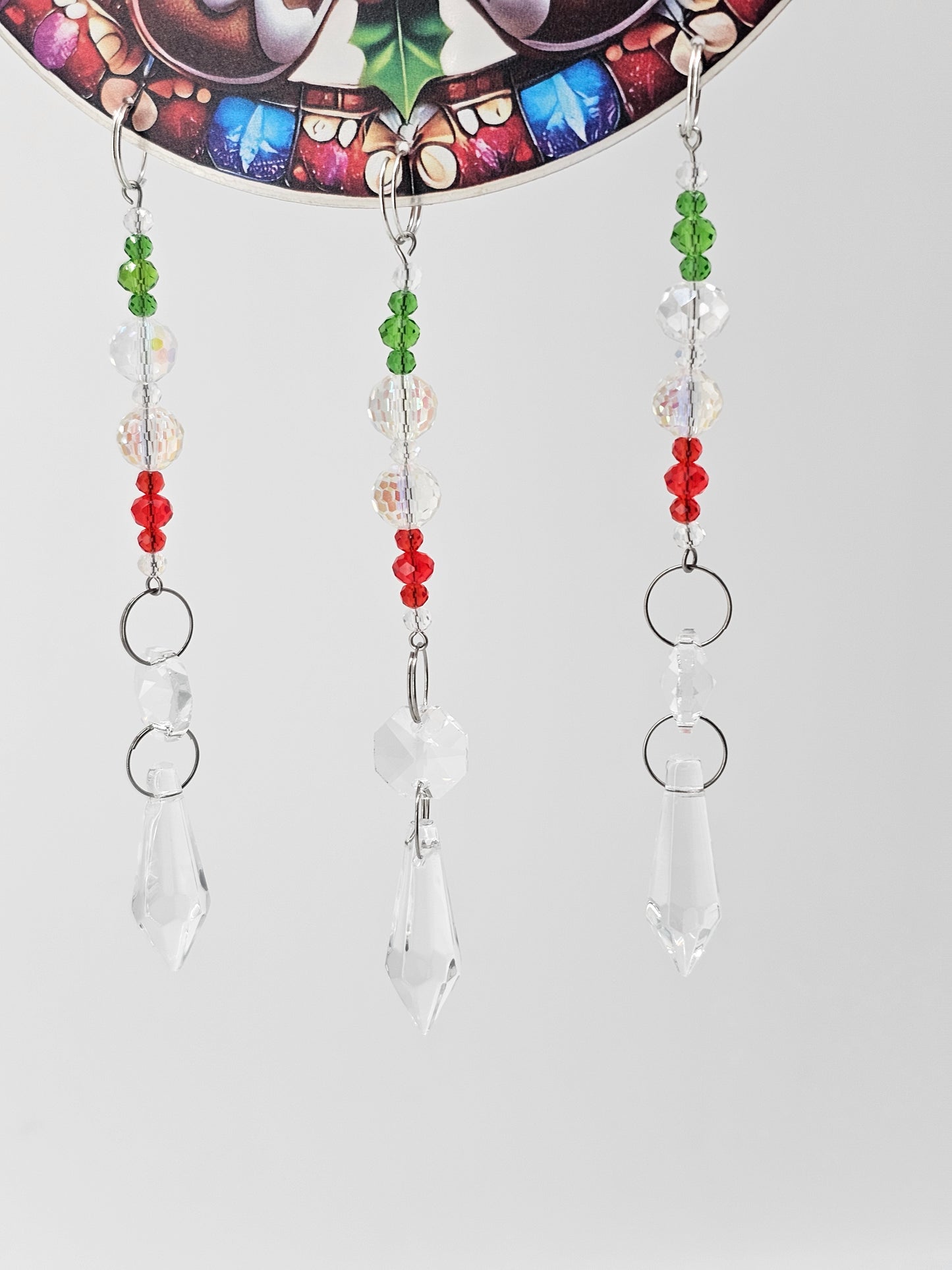 Acrylic Gingerbread man Suncatcher