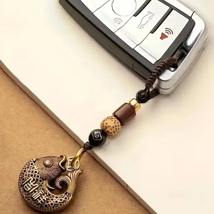 Goldfish Retro Pendant Car Keychain
