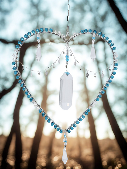 Sparkling Turquoise Heart