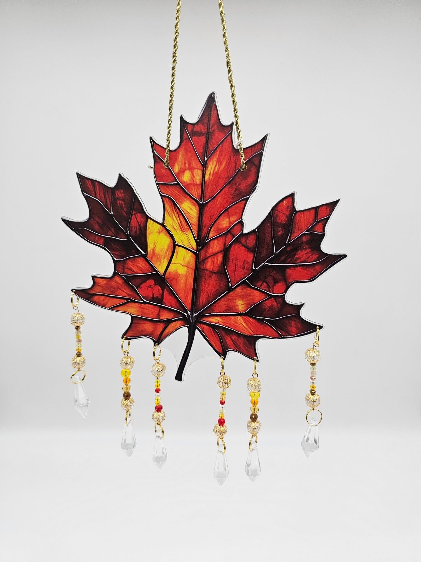 Canadian Maple Leaf Suncatcher