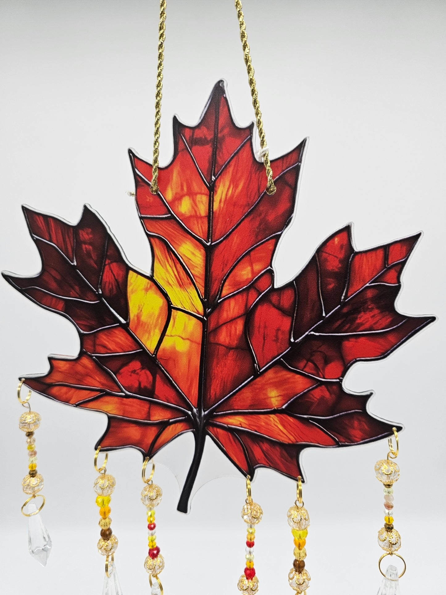 Canadian Maple Leaf Suncatcher