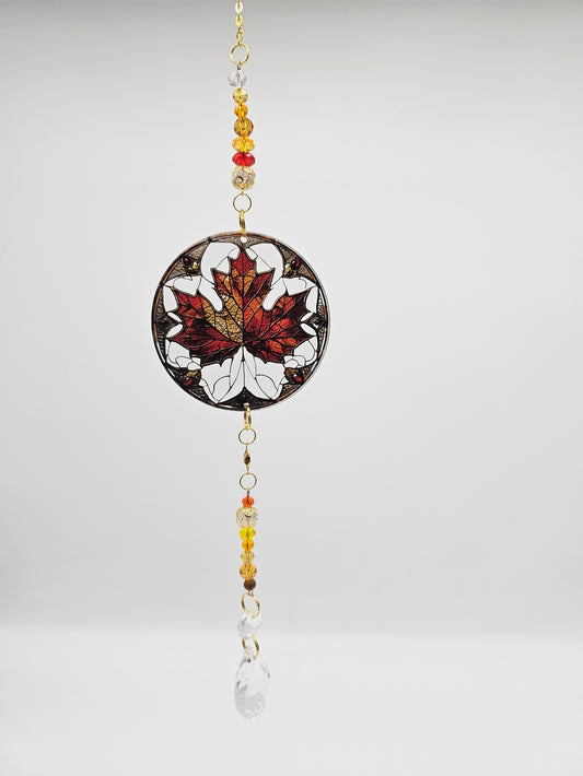 Maple Leaf Single Suncatcher