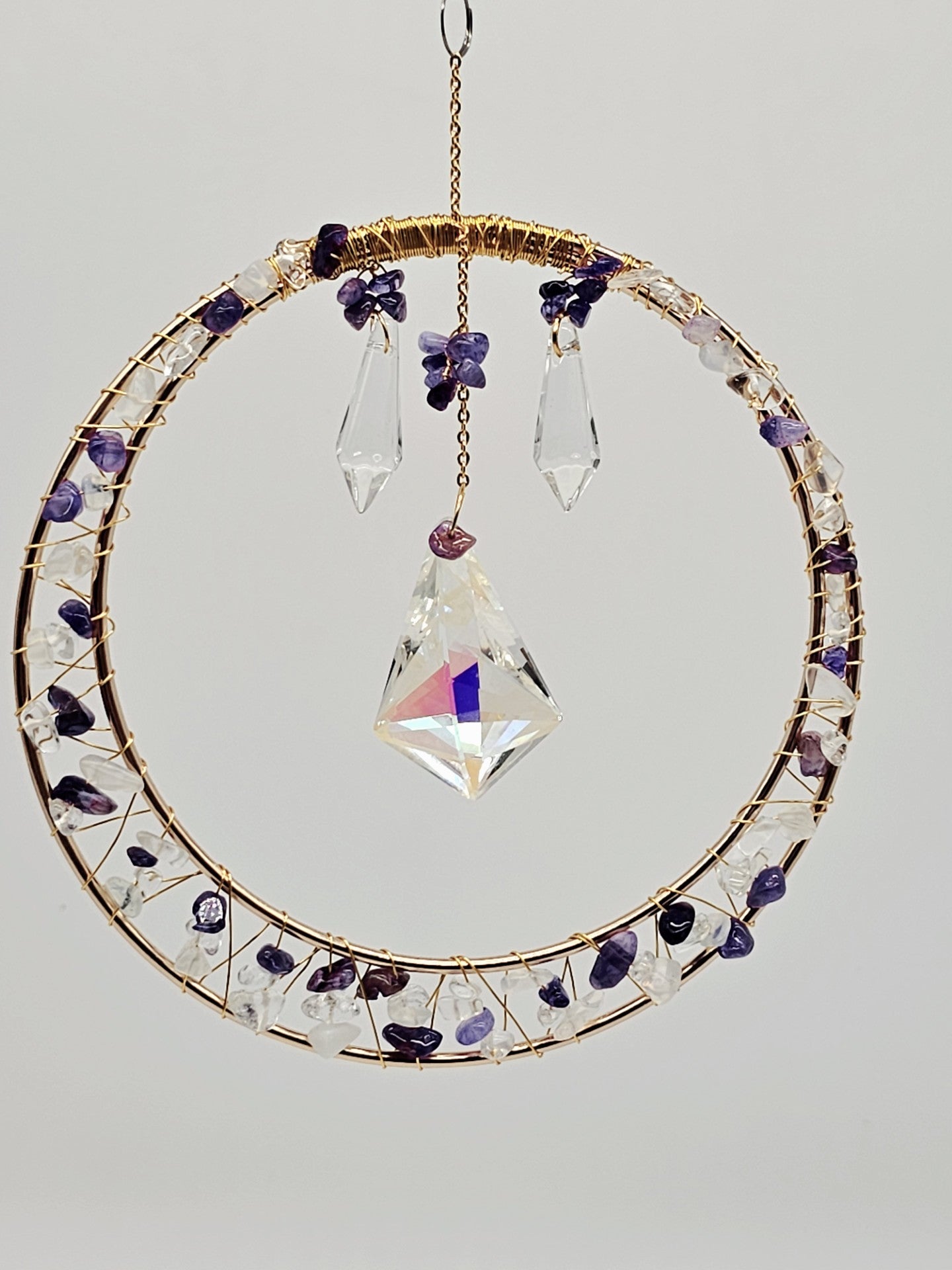 Amethyst Inspired Suncatcher