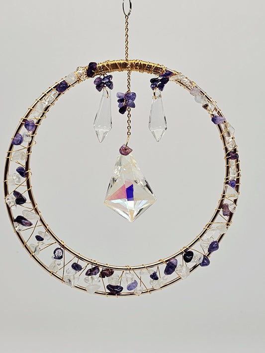 Amethyst Inspired Suncatcher