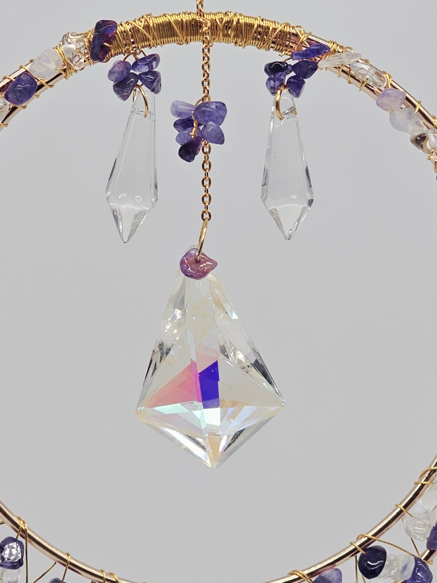 Amethyst Inspired Suncatcher
