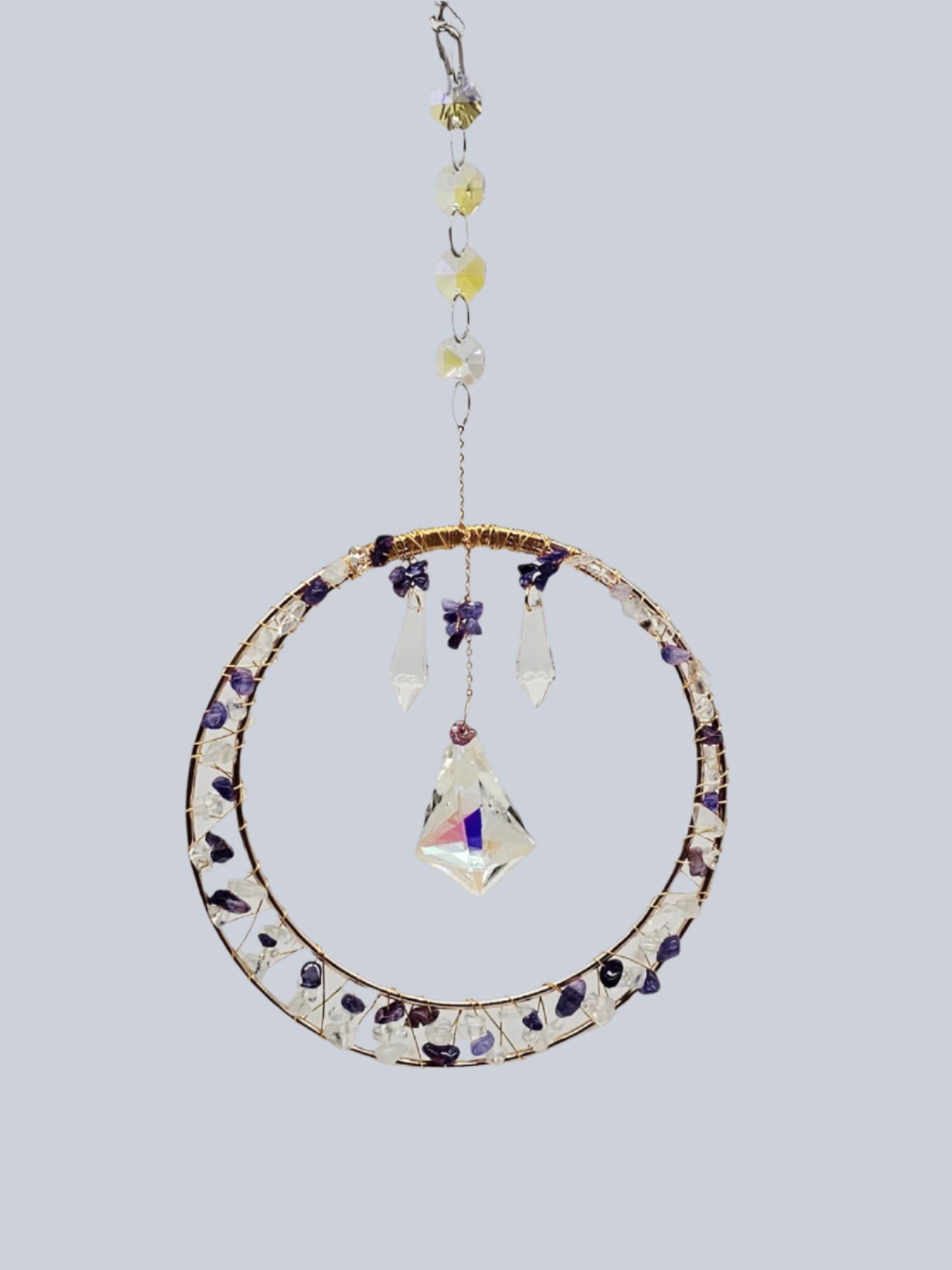 Amethyst Inspired Suncatcher
