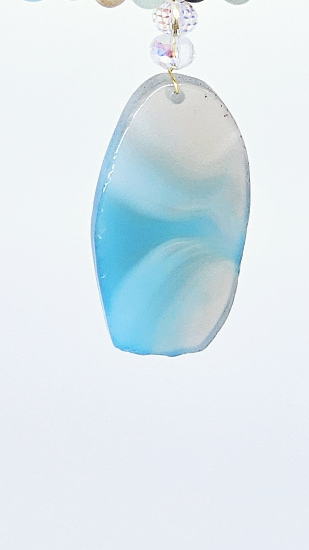 Turquoise Stone Suncatcher