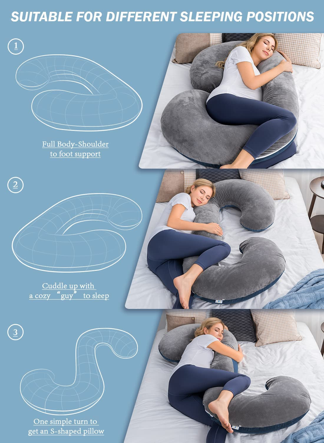 How to use c shaped pillow sale