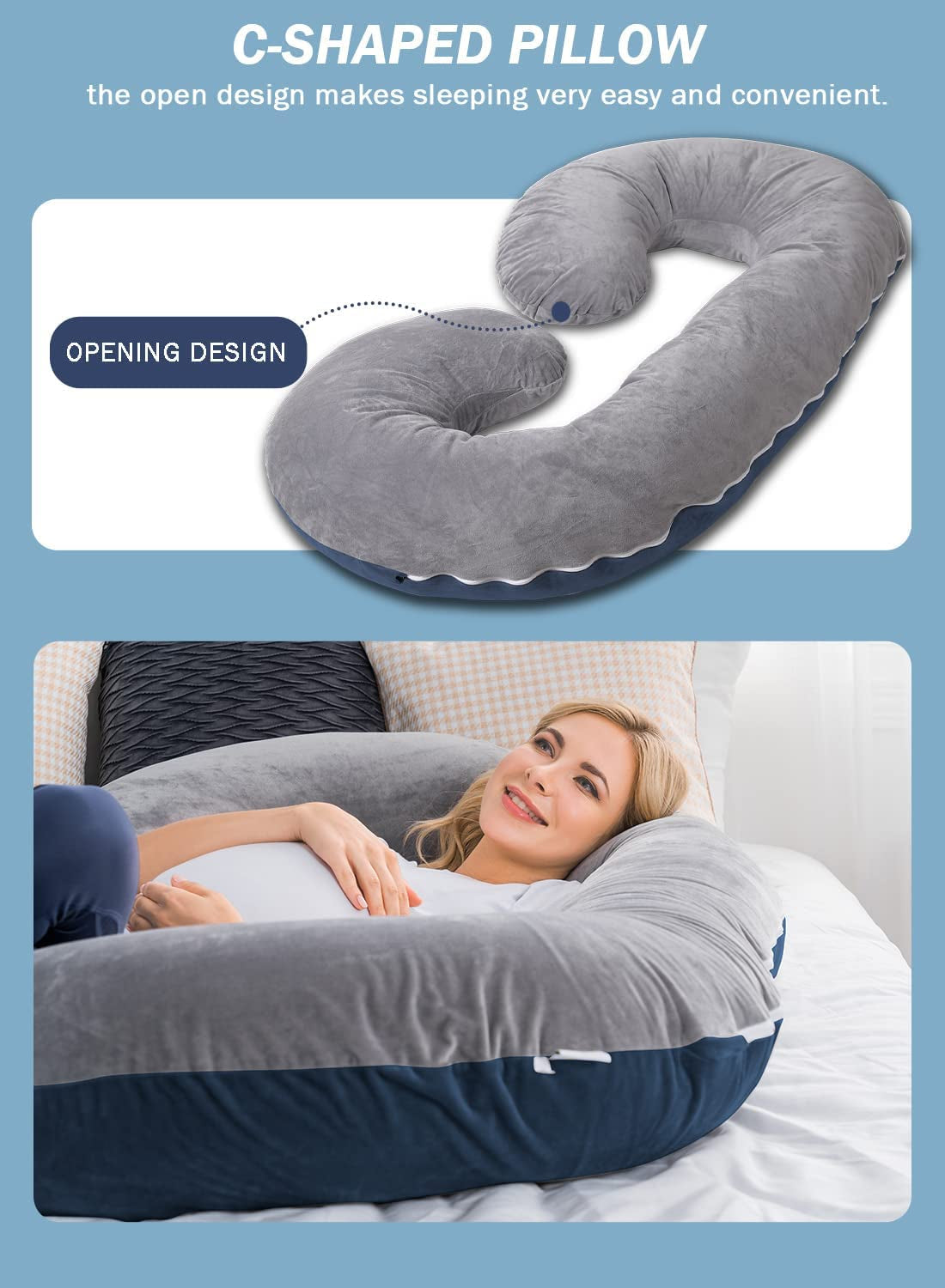 How to use hotsell c shaped pregnancy pillow